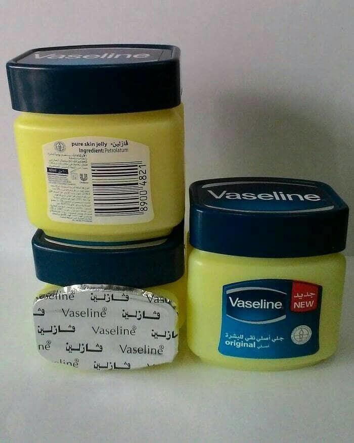 Vaseline Pure Petroleum Jelly 60ML - Vaselin 100% Asli Made In Arab