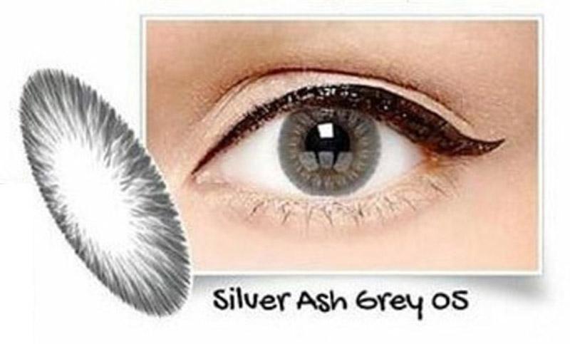 Exoticon Softlens by X2 ICE SILVER ASH GREY 05 / NO 5 - Minus 3.25