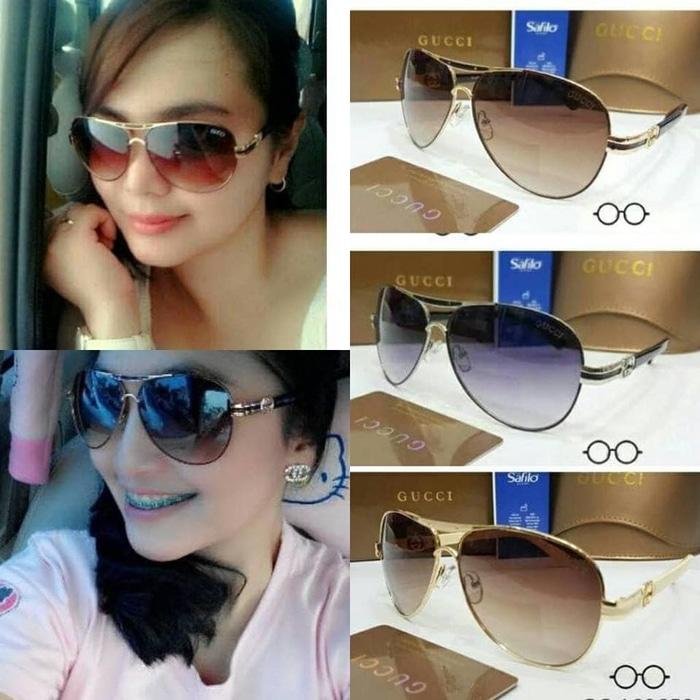 DISKON Kacamata Wanita Elegant / Gucci HK608 + Lensa anti Uv Protection TERMURAH