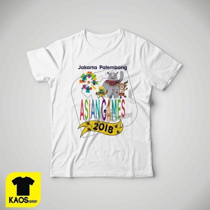 PALING LARIS Kaos Baju Combed 30S Distro EKOR Asian Games Jakarta Palembang 2018