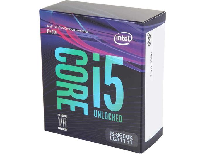 Processor Intel Core i5 8600K Coffee Lake 6-Core 3.6 GHz LGA 1151 (Tray)