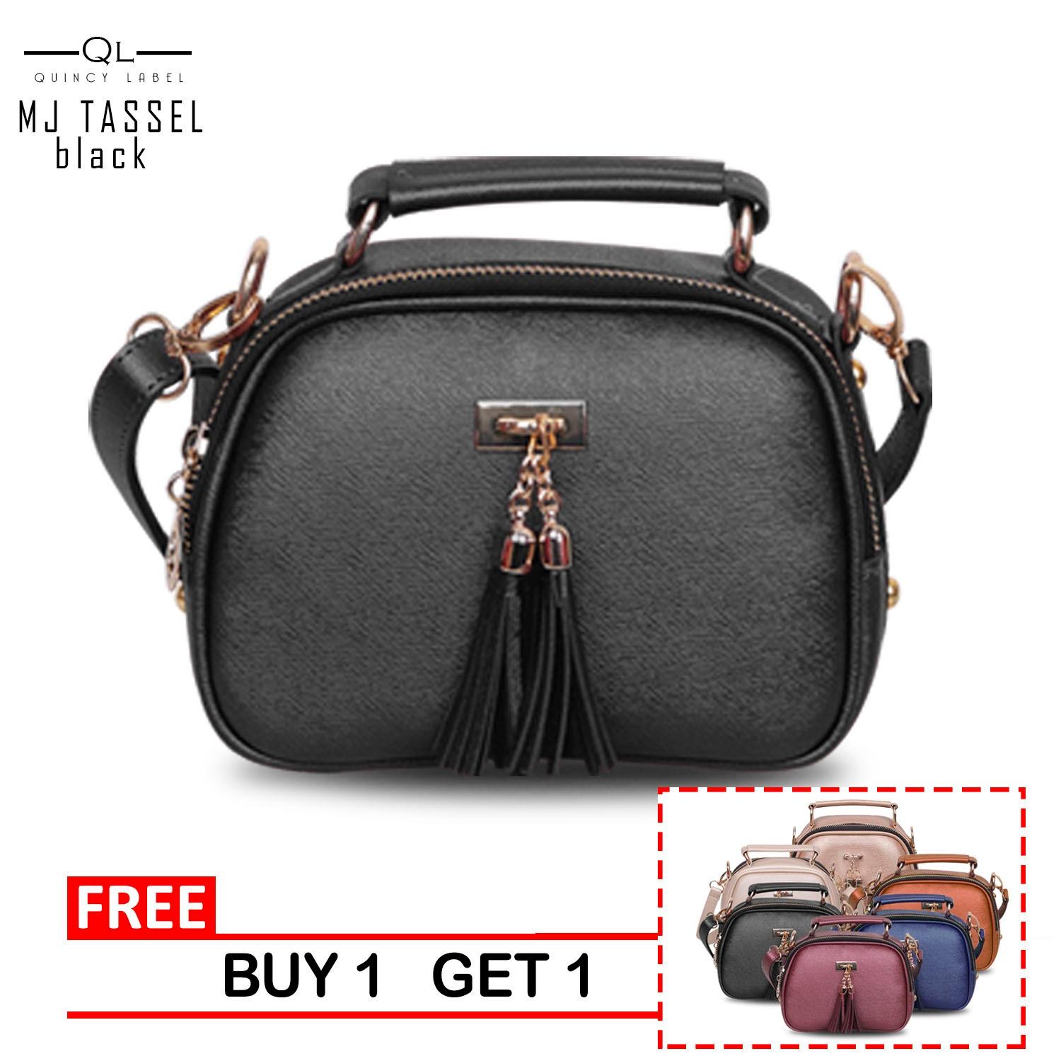 Quincy Label - Buy 1 Get 1 Tas selempang tassel Mini