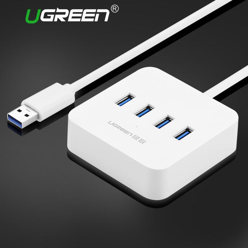 UGREEN 50cm USB 3.0 Hub 4 Port With Memimpin Pembelah Kampanye Versus (0.5 M)