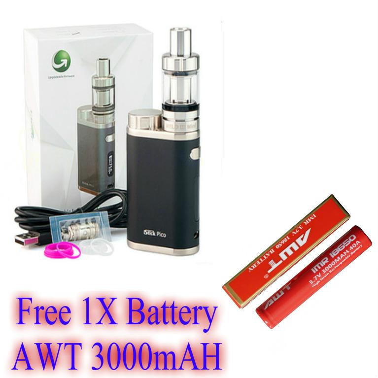 Vape Istick Pico Starter Kit 75W Rokok Elektrik Vapor Vape Free Battre Awt 3000mAH - Random Vape Istick Pico Starter Kit 75W Rokok Elektrik Vapor Vape Free Battre Awt 3000mAH - Random