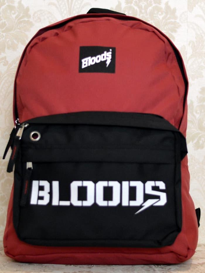 ASLI!!! Tas Ransel Sekolah Sport Import Bloods Original Free Raincover