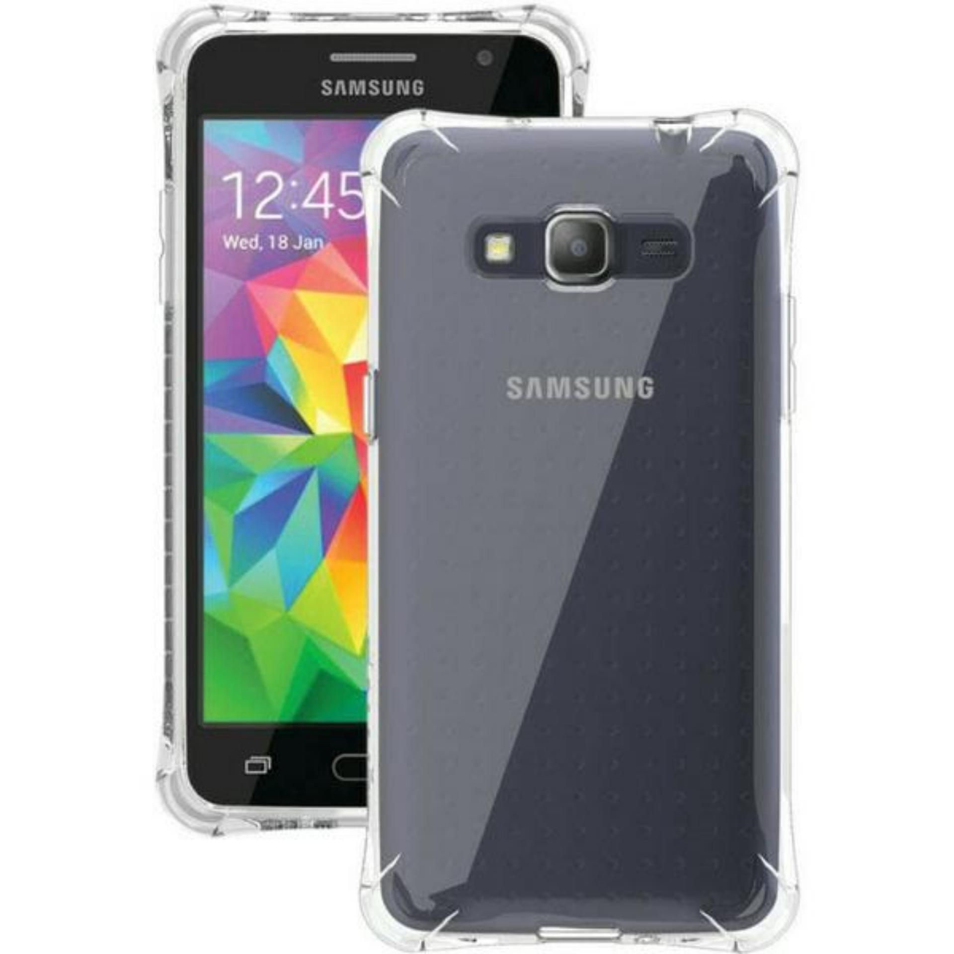 ShockCase for Samsung Galaxy Grand Prime / Plus / G530 / LTE / Duos | Premium Softcase Jelly Anti Crack Shockproof - Transparan