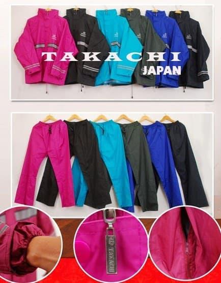 Jas HUJAN Takachi Size M L XL Jas Hujan Takachi Premium NEW
