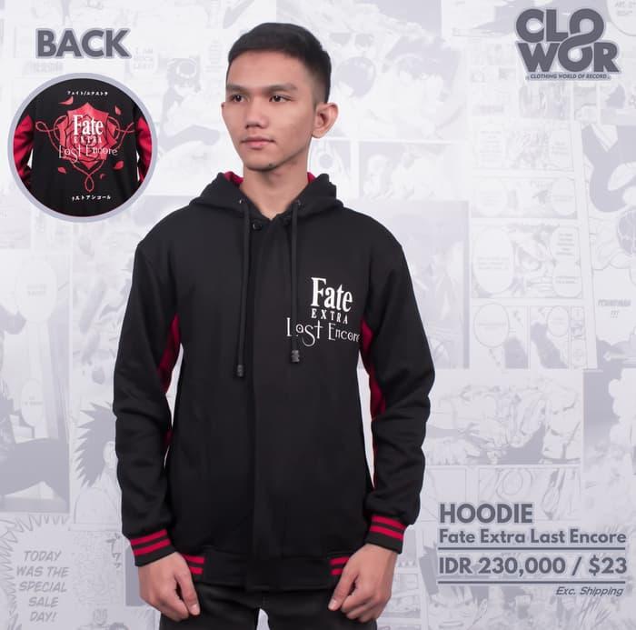 Harga Diskon!! HOODIE ANIME FATE EXTRA LAST ENCORE JAKET CLOWOR DISTRO - ready stock
