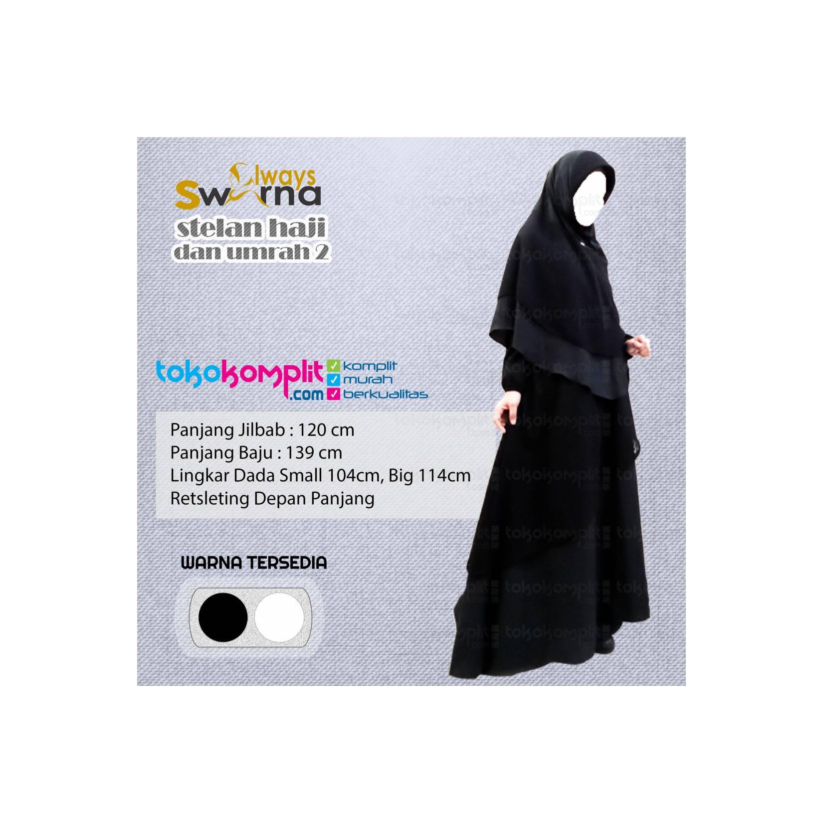 Baju Gamis Wanita Syari Stelan Haji dan Umrah