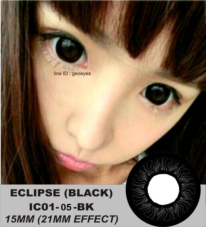 Promo Softlens Eclipse Black IC01-05-BK (Hitam Pekat)