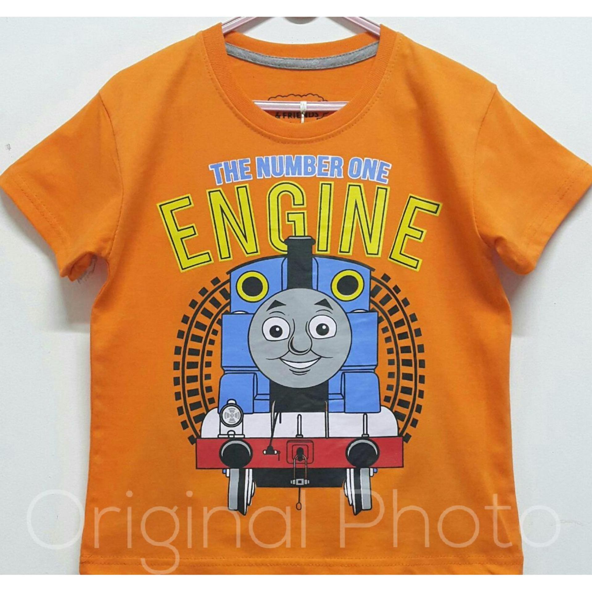Baju Kaos Anak Laki laki thomas Size 1 2 3 4 5 6 Tahun
