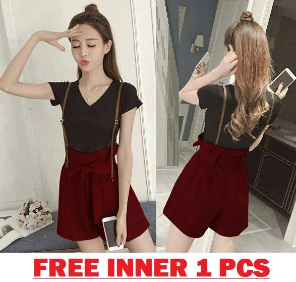 Jumpsuit Wanita Overall luna / Jumpsuit Jeans / Baju Kodok/ Jamsuit Wanita / Jamsuit / Setelan Wanita / Celana Panjang Wanita / Baju Setelan Baju Kodok / Owl / Burung Hantu / Monalisa / Momon / Kemeja Wanita / Free Inner