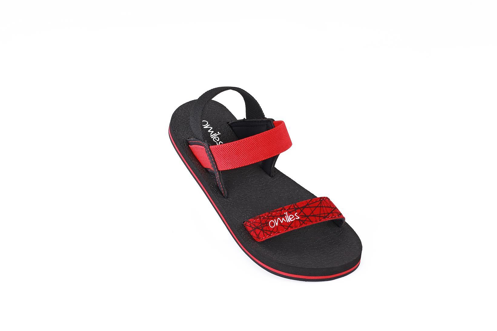 Omiles Kiera Teen Sandal Anak Perempuan - Red Black