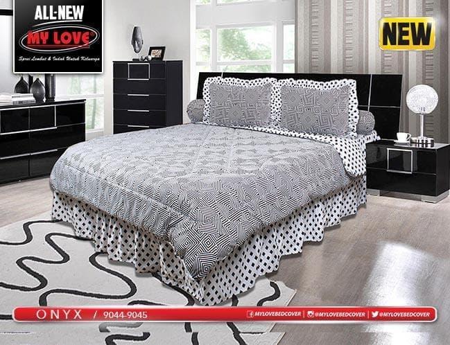 Bedcover My love 180 x 200 Onyx ( Flat ) Exclusive