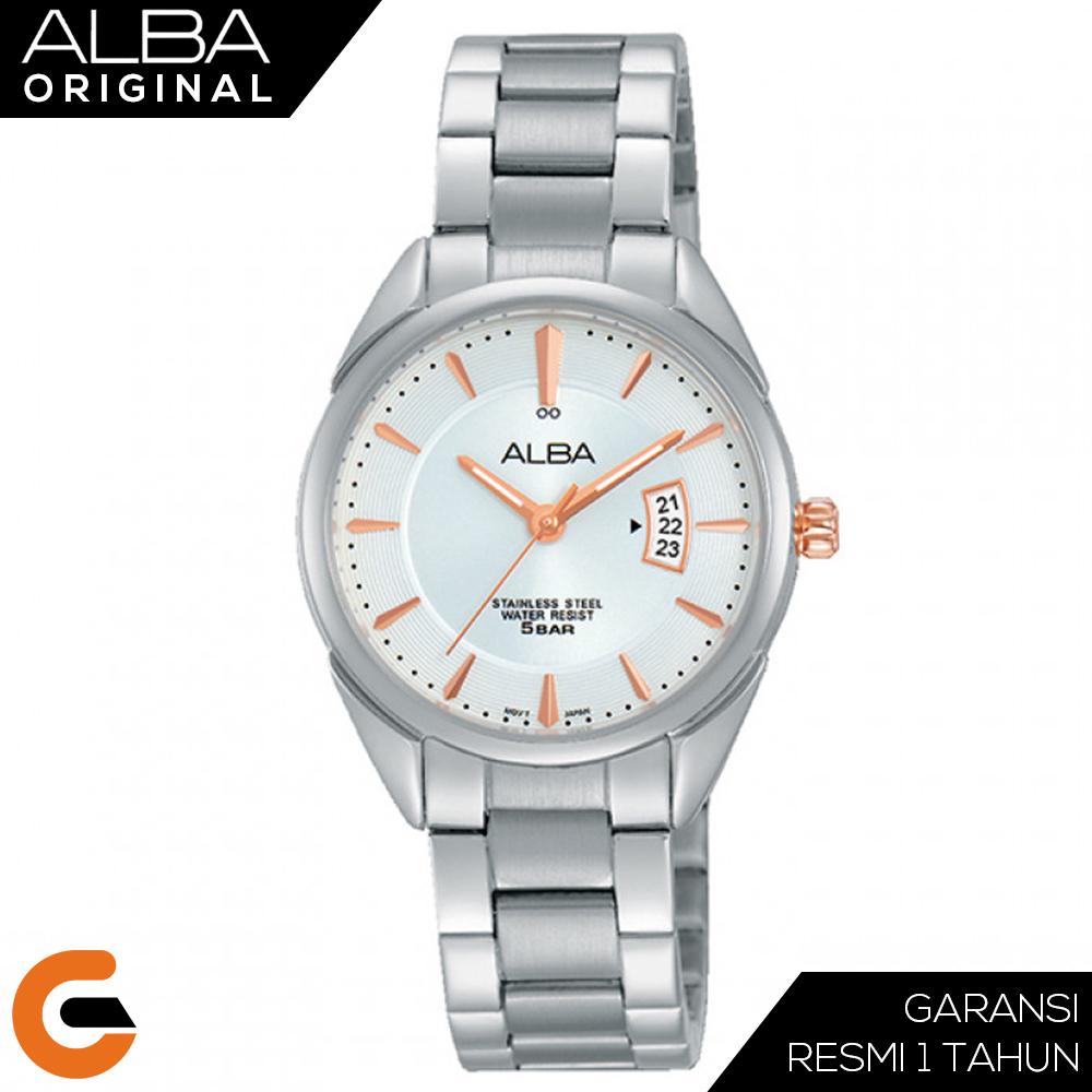 Alba Fasion Silver Dial - Stainless Steel Strap - Quartz Movement - AH7H67X1