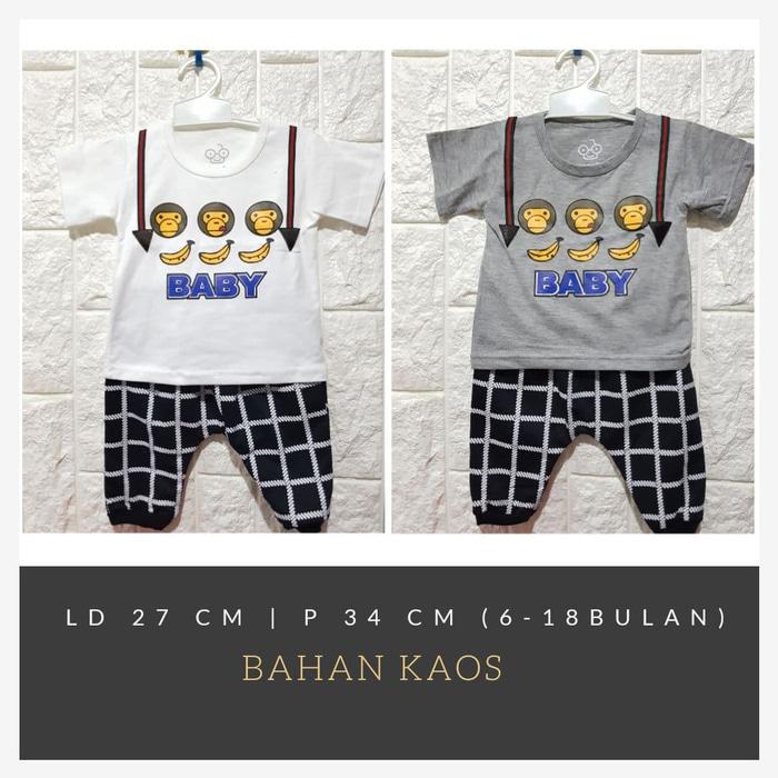 Baju Bayi Balita celana joger(0-18 bulan)