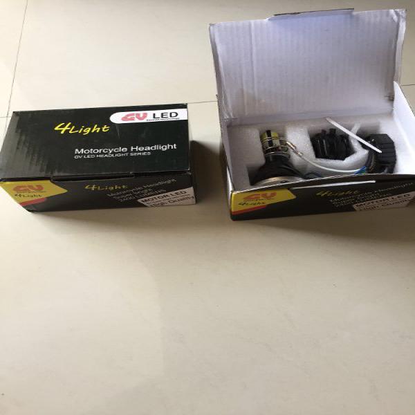 Led headlamp 4 sisi dengan kipas merk GV