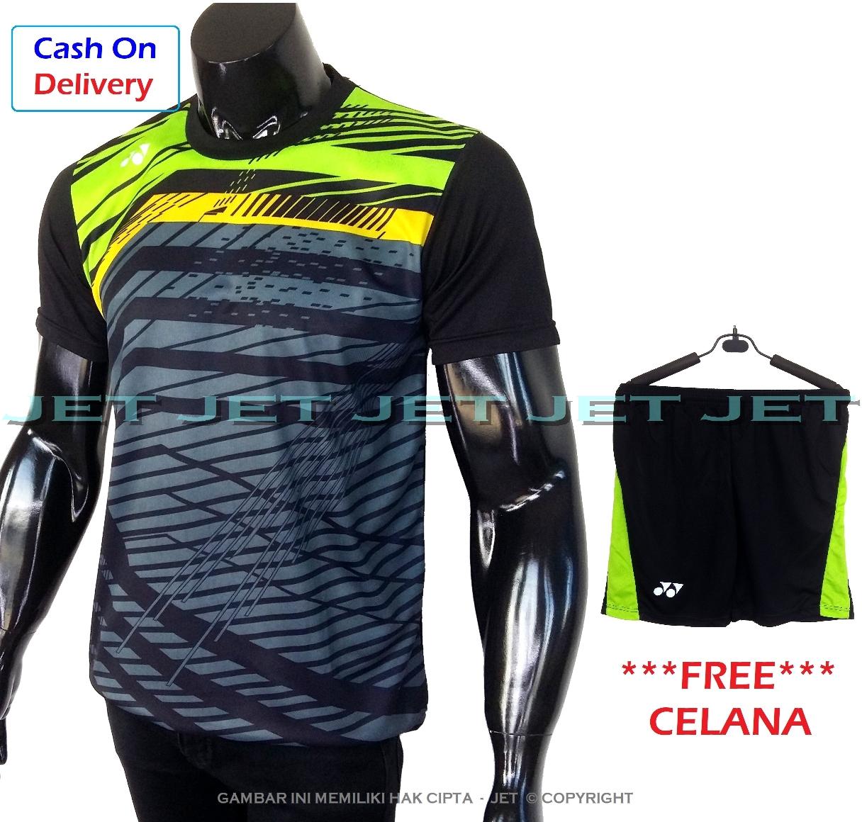 JeT Sports – Stelan Kaos Olahraga M L XL - Dri Fit Sport Jersey – Replica - Segala Aktifitas – Pria Wanita – Badminton - Baju Futsal – Sepakbola – Bola Voli – Tennis – Running – Sepeda – Training Dan Lainnya – Sporty – Gym – Fitness – Fitnes