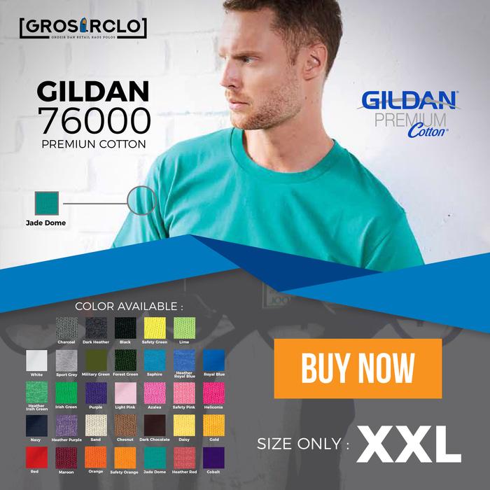 kaos polos gildan premium original murah jakarta 2XL - OoQ9Kj