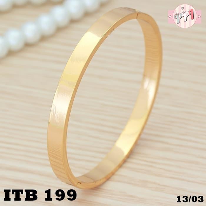 Gelang cartier Wanita Lapis Emas 18k TB199