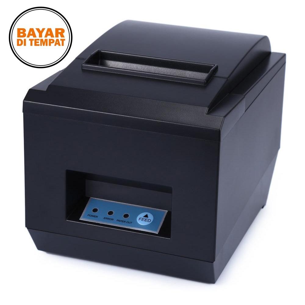 Rimas Printer Pos Thermal Receipt Printer 80mm - 8250-Ii - Black / Hitam Printer Cetak Struk Receipt Bill Pembayaran Kasir Berkualitas