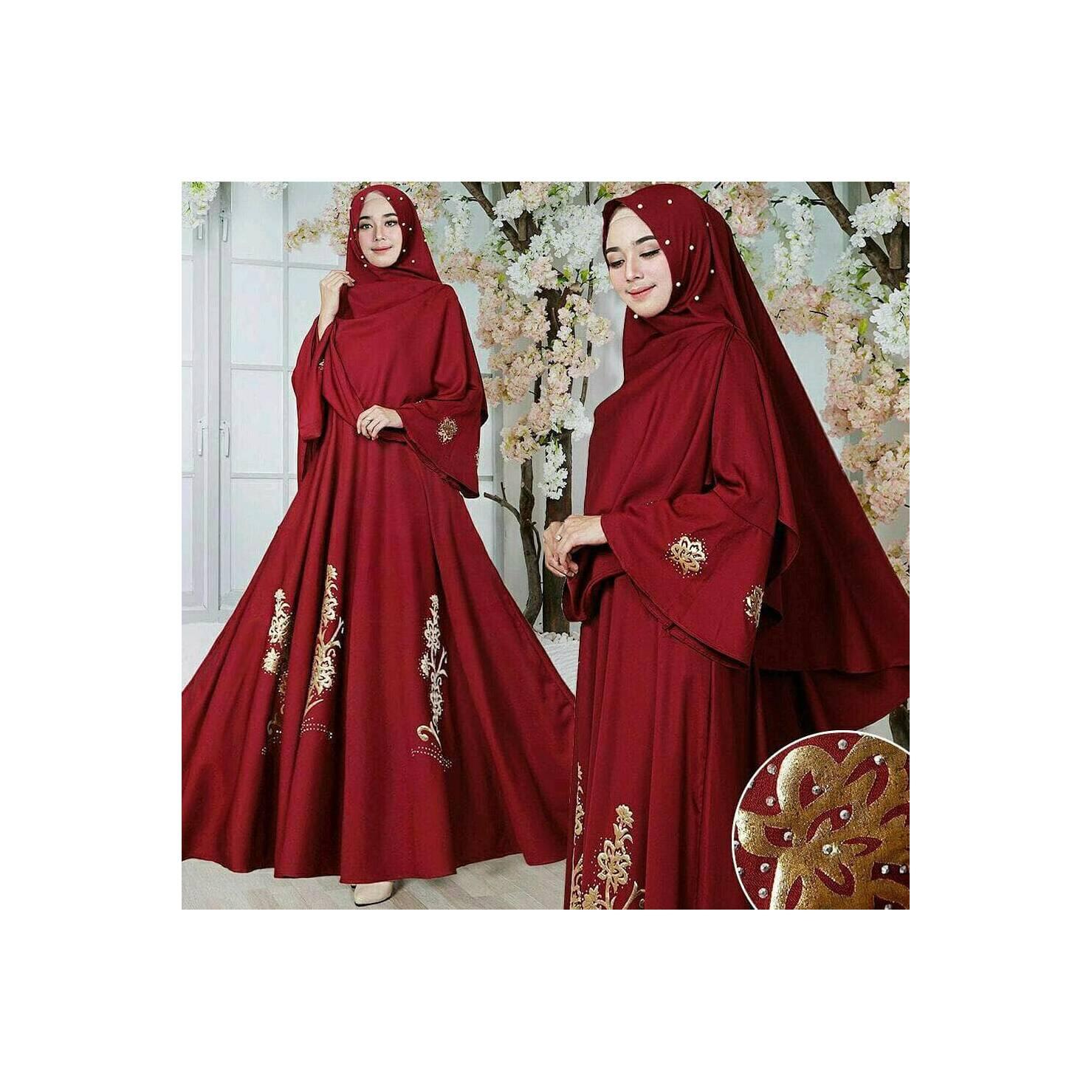 Terbaru Gamis Balotely Aplikasi Real Pic Maxi Busui Maxi Trend Gamis