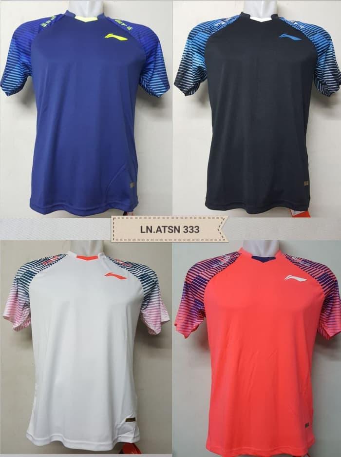 HARGA DISKON!!! Kaos / Tshirt / Baju Badminton LINING ATSN 333 - 9Sx9jL
