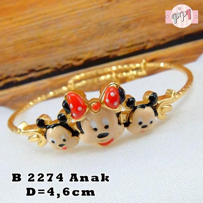 Gelang Emas Model Disnep Mickey B 2274 Anak