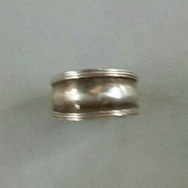 Cincin Ring Kaki Perak Silver bali Polos Simpel Simple asli 925