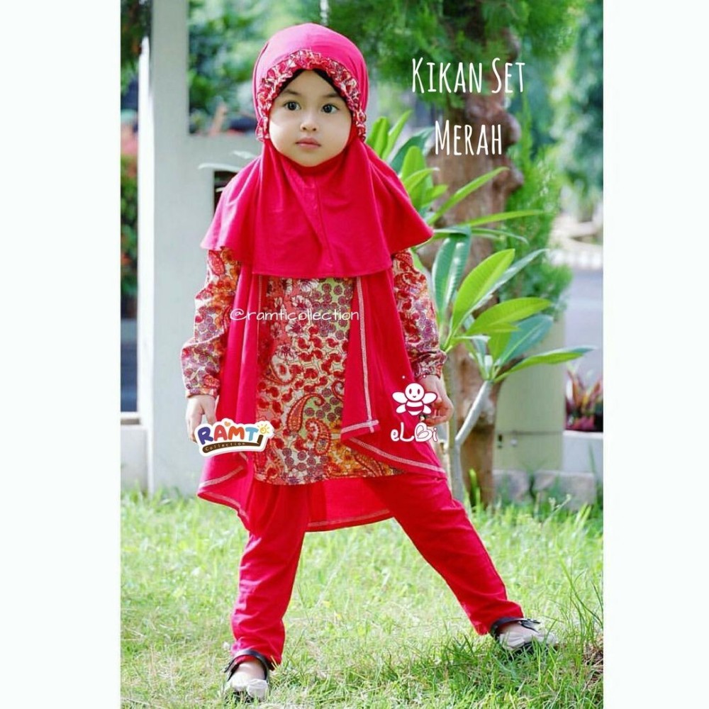 jilbab instan anak l baju murah surabaya l kikan