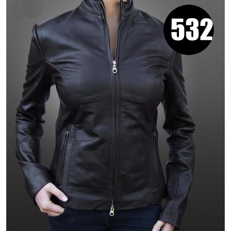 Jaket Kulit Wanita Asli Domba Garut GFJAK 532
