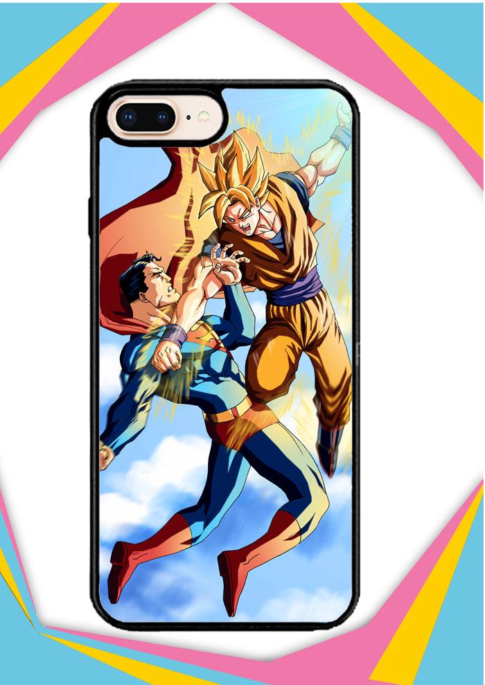 Casing iPhone 6 Plus | 6S Plus Custom Hardcase GOKU VS SUPERMAN Z4317 Case Cover