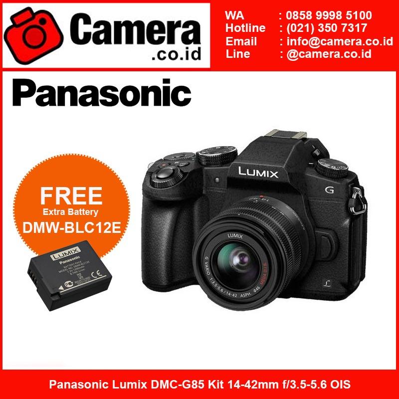 Panasonic Lumix DMC-G85 Kit 14-42mm Kamera Mirrorless - Black