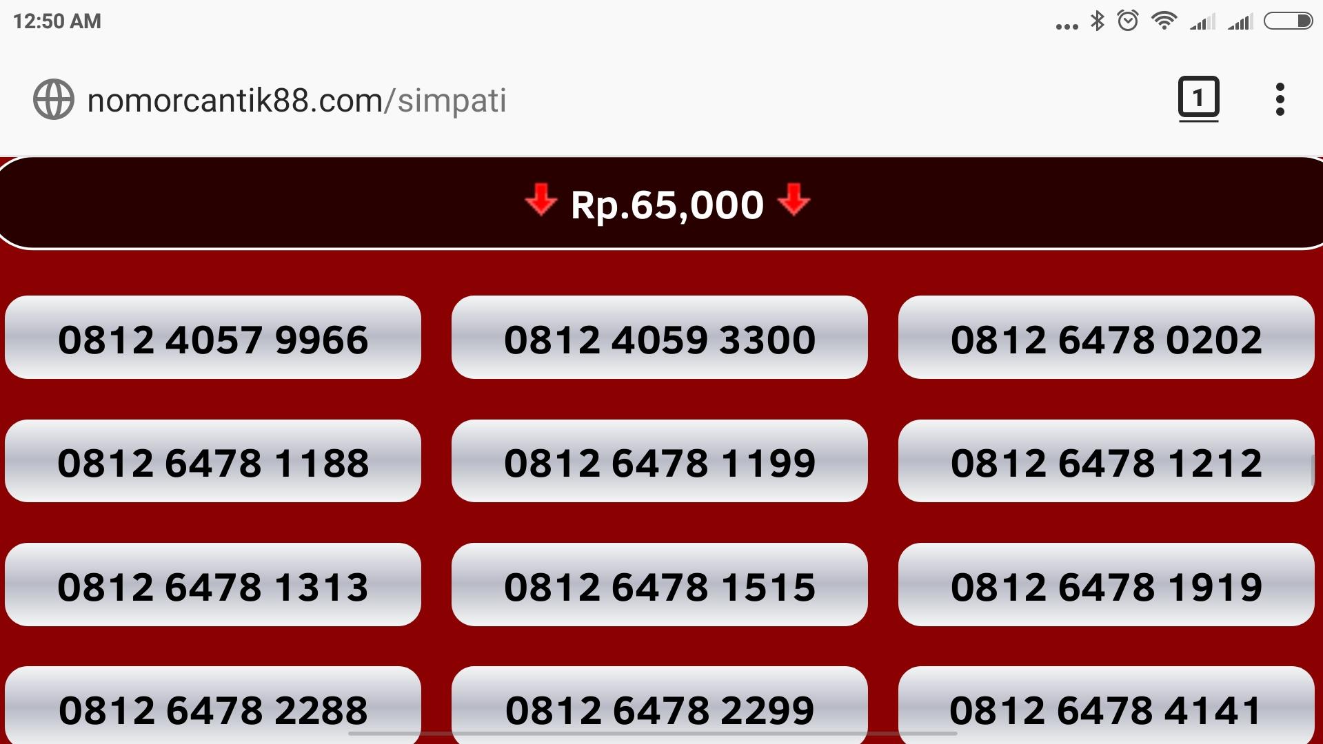 Nomor cantik simpati kartu perdana telkomsel nocan gsm murah 3g 4g nomer hoki prabayar internet nano