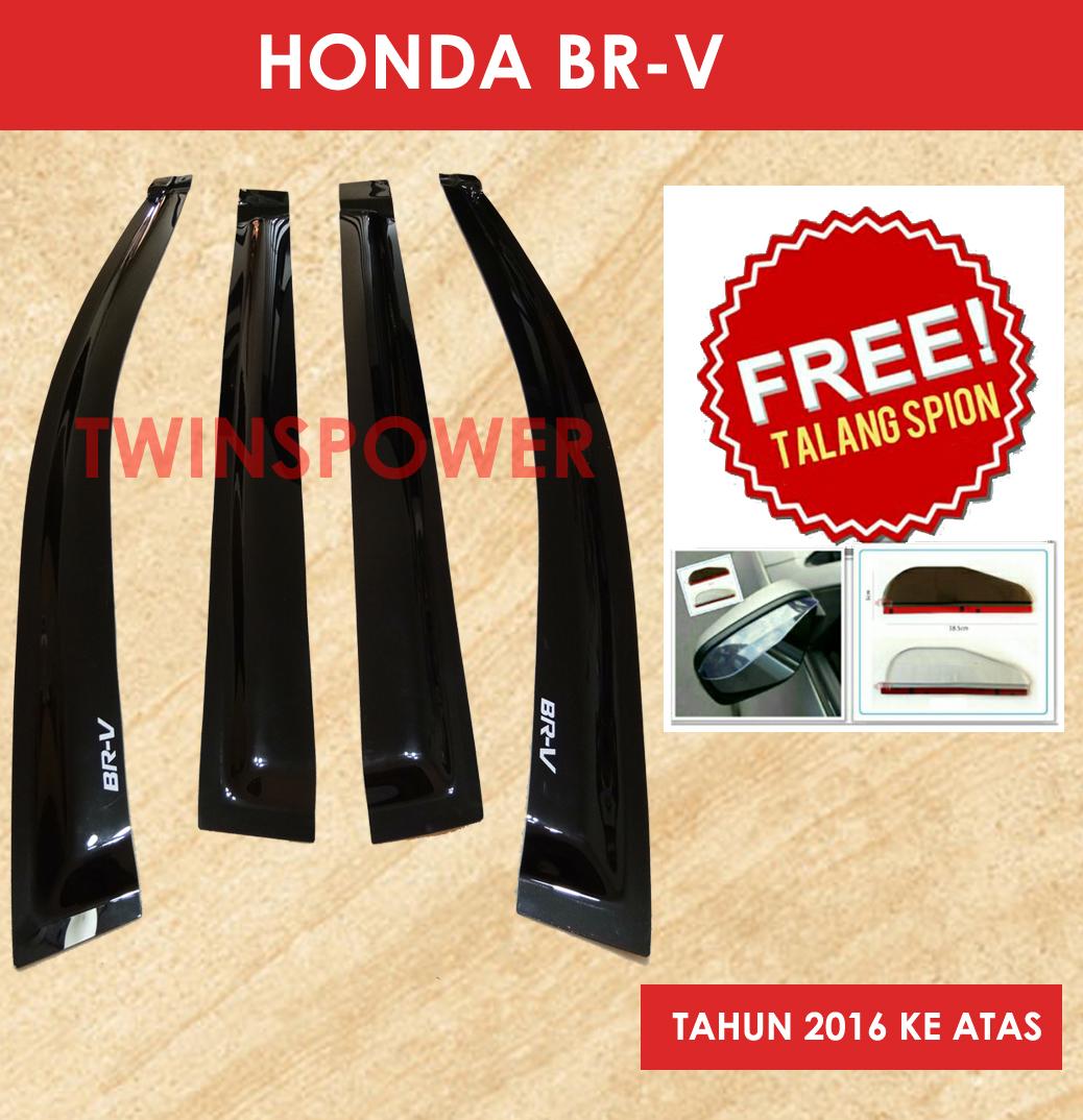 Talang Air Mobil Honda BRV + FREE Talang Spion 