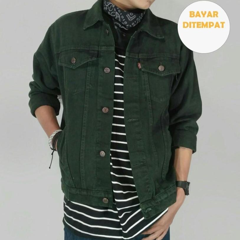 Jaket Jeans Denim Casual Pria Best Seller