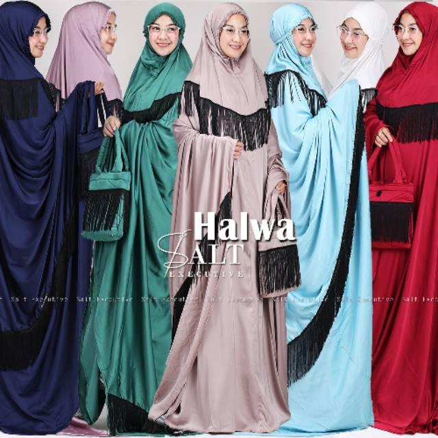 SALT EXECUTIVE MUKENA halwa Praktis dan NYAMAN (Blue)