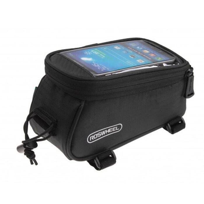 Roswheel Aksesoris Tas Frame Hp Touch Screen 5.5 Inch Sepeda Mtb