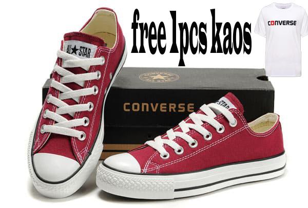 Sepatu Converse All Star (COD BAYAR DI TEMPAT)FREE 1PCS KAOS