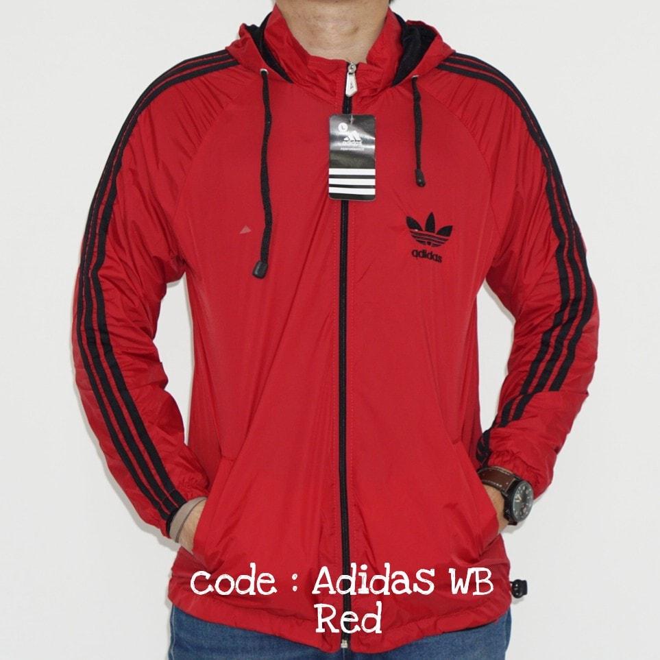 JAKET PARASUT ADIDAS SIZE XL