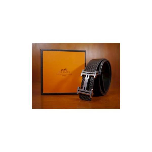 IKAT PINGGANG PRIA IMPORT HERMES CT18# COFFEE