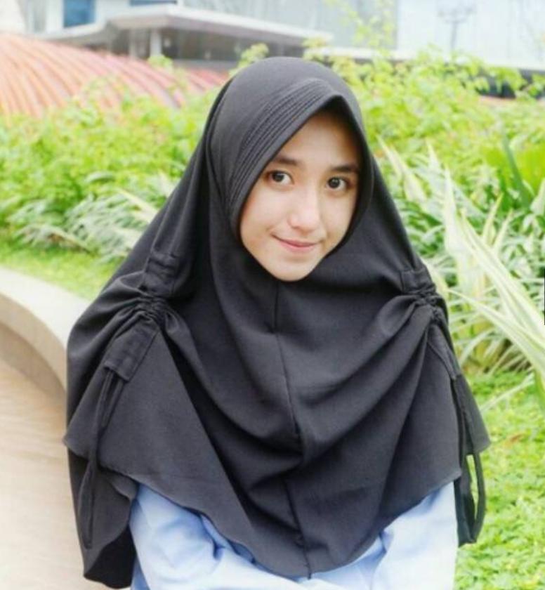 BelovedFashion - Midi khimar serut samping JILBAB HIJAB No.24