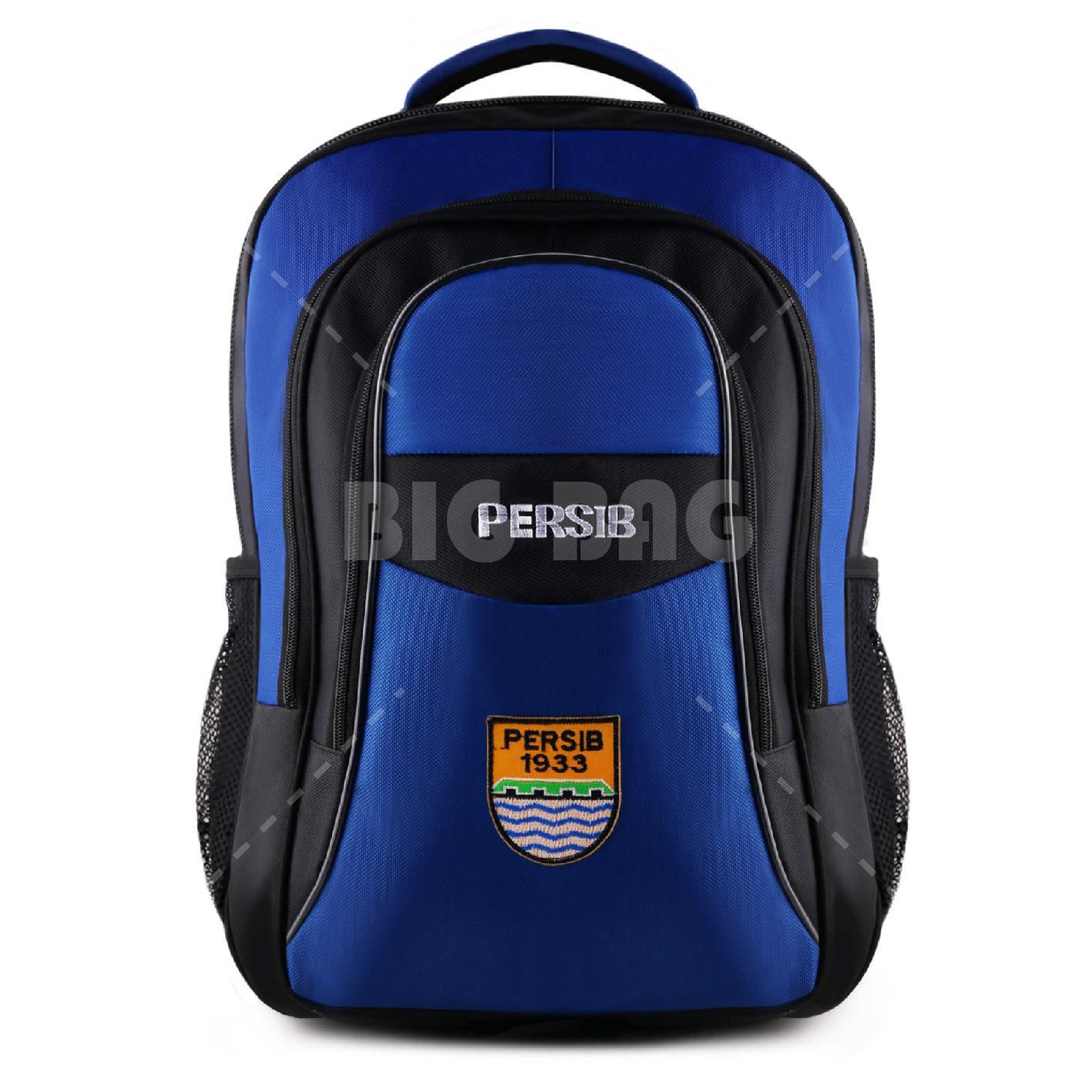 Tas Ransel Persib 1933 Tas Laptop Backpack - Blue + FREE Raincover Tas Pria Tas Bola Tas Nike Adidas Puma Eiger Bodypack Kalibre Rei Fila Viking Bobotoh Maung Bandung Sepatu Baju Jersey Futsal Sepak Bola Sepeda Motor Touring Termurah Terlaris Best Seller