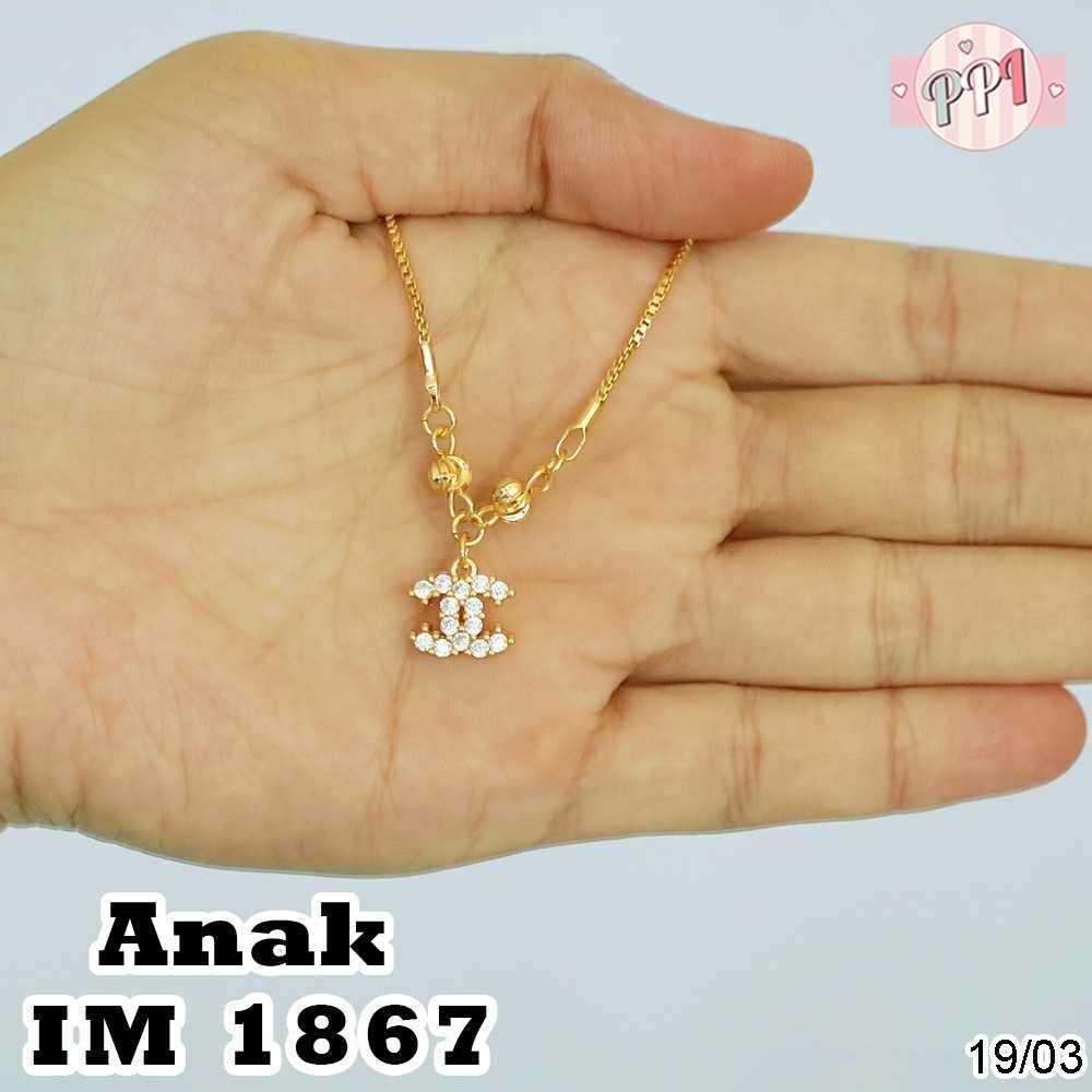 Kalung Branded Lapis Emas M 1867 Anak