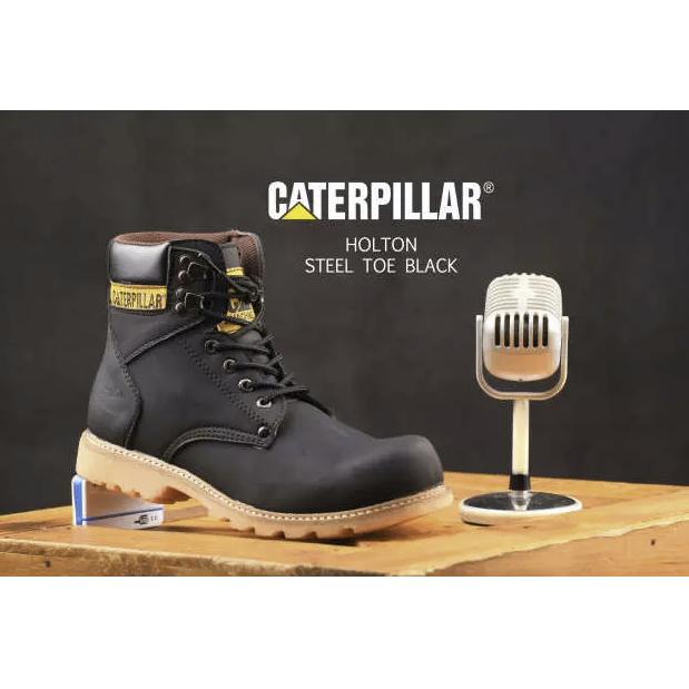 sepatu boots caterpillar safety sepatu pria kerja proyek lapangan casual 