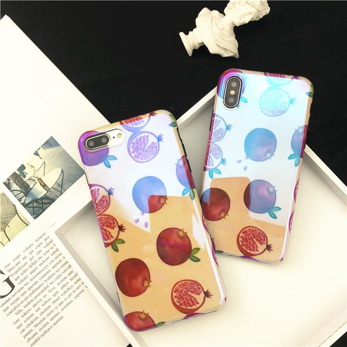 Di Selubung Ponsel Iphone7plus Bening Buah Delima Apple Identitas