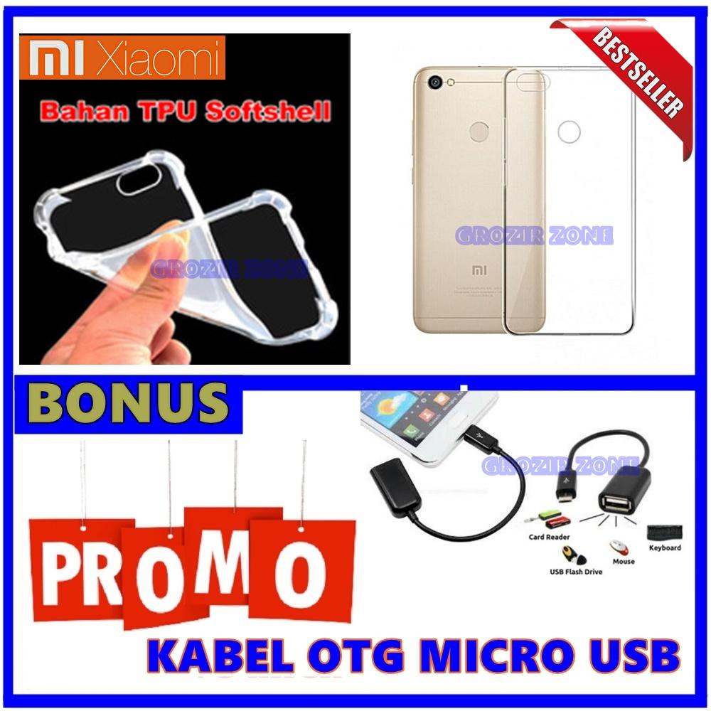 Back Case Soft Jacket / Anti Crack Xiaomi Redmi Note 5 Prime - Bahan Lebih Bagus + Gratis Kabel Otg Micro Usb ( Grozir zone )