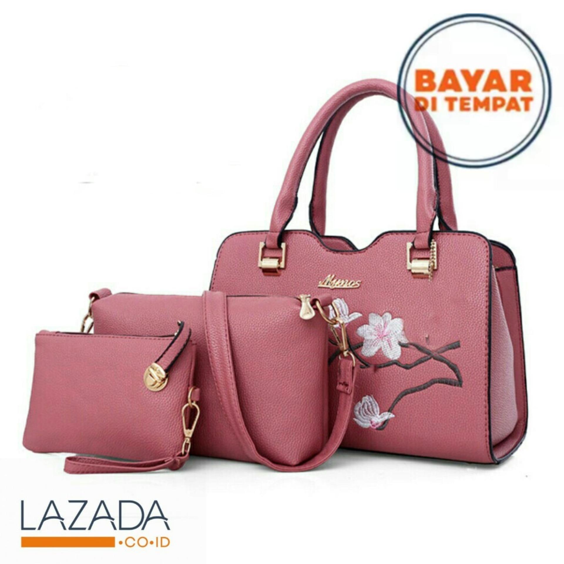 PROMO TERPANAS!!Tas slempang Jinjing 3in1 Wanita bucket import/Sling NAGITA BORDIR