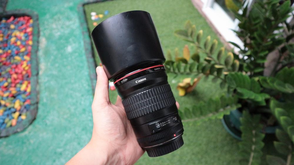 Lensa Canon Fix 135mm Af F2L Usm (Raja Lensa Bokeh Canon) mulus normal