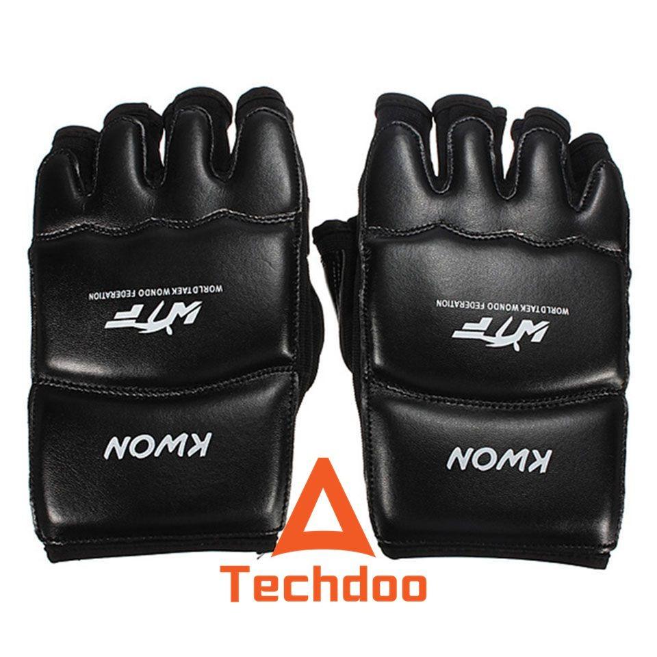 Sarung Tinju Anak Setengah Jari Gloves Boxing training Karate MMA Taekwondo Muay Thai